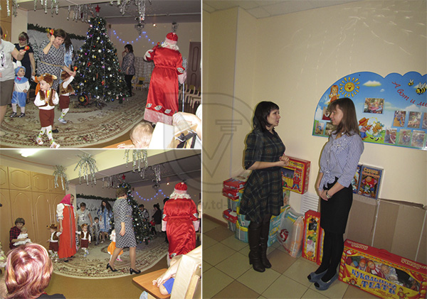 Сотрудники Торгового Дома «Вертикаль» поздравили воспитанников Дзержинского дома ребенка с Новым годом и Рождеством в Омске